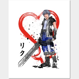 Keyblade Master Riku Posters and Art